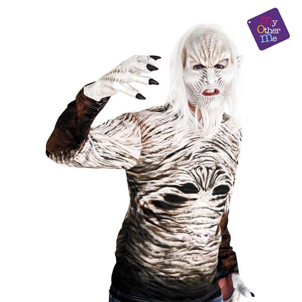 My Other Me - Full walker latex hands - Gants en latex pour cosplay, déguisement ou effets spéciaux - Taille M - Support multilingue