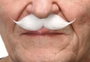 My Other Me - Moustache blanche taille unique - Déguisement / Accessoire en Multicolor - Version multilingue (Espagnol, Français, Anglais)