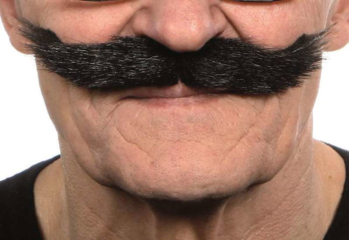My Other Me Bigote One Size - Noir - Jeu en espagnol, anglais, français, italien, portugais, allemand - Taille M