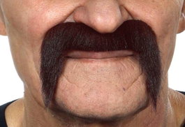 My Other Me - Moustache pour adulte taille unique - Déguisement - Multilingue (espagnol, anglais, français, italien, portugais, allemand) - Multicolor