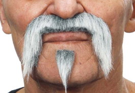 My Other Me Bigote y perilla one size déguisement de moustache et barbiche pour adulte, unisexe