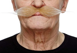 My Other Me - Moustache pour adulte taille unique - Déguisement - Multilingue (espagnol, anglais, français, italien, portugais, allemand) - Multicolor