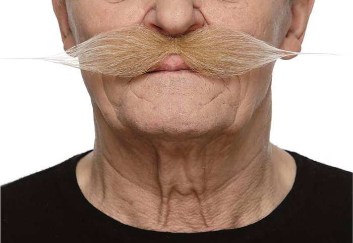 My Other Me - Moustache pour adulte taille unique - Déguisement - Multilingue (espagnol, anglais, français, italien, portugais, allemand) - Multicolor