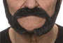 My Other Me - Fausse barbe et moustache multicolore taille unique - Six langues (espagnol, anglais, français, italien, portugais, allemand)