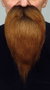 My Other Me - Fausse barbe et moustache multicolore taille unique - Six langues (espagnol, anglais, français, italien, portugais, allemand)