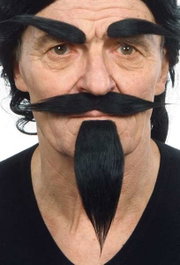 My Other Me Ensemble Moustache, Barbiche et Sourcils Noir Adulte