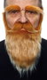 My Other Me - Barba, bigote y cejas pelirrojo taille unique - Postiche barbe, moustache et sourcils roux pour adulte - Multilingue