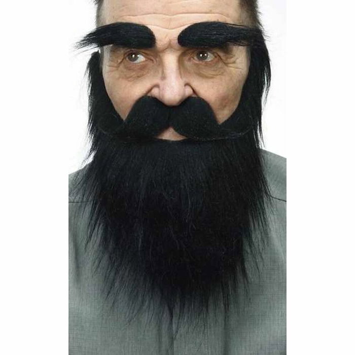 My Other Me Fausse barbe, moustache et sourcils noir adulte