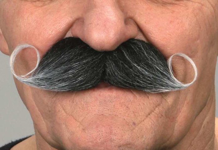 My Other Me - Bigote talla única - Moustache déguisement taille unique pour adulte multicolore