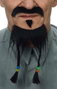 My Other Me Barba y perilla One Size - Fausse barbe et bouc - Accessoire de déguisement adulte (Espagnol, Anglais, Français, Italien, Portugais, Allemand)