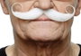 My Other Me - Bigote Moustache Adulte Blanc - Déguisement et Accessoire - Taille Unique