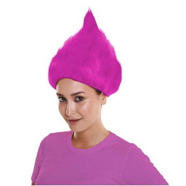 My Other Me - Peluca de troll - Déguisement - Peluche de cheveux longs - Multilingue (espagnol, anglais, français, italien, portugais, allemand) - 100% polyester
