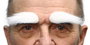 My Other Me - Sourcils Blancs - Accessoire Déguisement Adulte - Fausses Sourcils pour Costume - Taille Unique