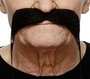 My Other Me Bigote noir - Moustache postiche adulte multilingue (français, espagnol, anglais...) - Taille unique - Multicolore