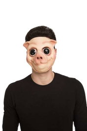My Other Me Masque de porc en latex taille unique - Déguisement adulte