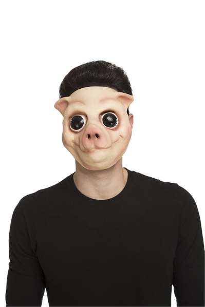 My Other Me Masque de porc en latex taille unique - Déguisement adulte