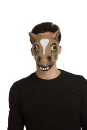 My Other Me - Masque de cheval en latex - Taille unique - Pour adultes - Matériau : latex