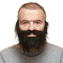My Other Me - Ensemble barbe, moustache et sourcils pour adulte - Taille unique - Multicolore