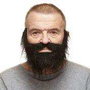 My Other Me - Ensemble barbe, moustache et sourcils pour adulte - Taille unique - Multicolore