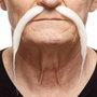 My Other Me - Moustache blanche taille unique - Déguisement / Accessoire en Multicolor - Version multilingue (Espagnol, Français, Anglais)