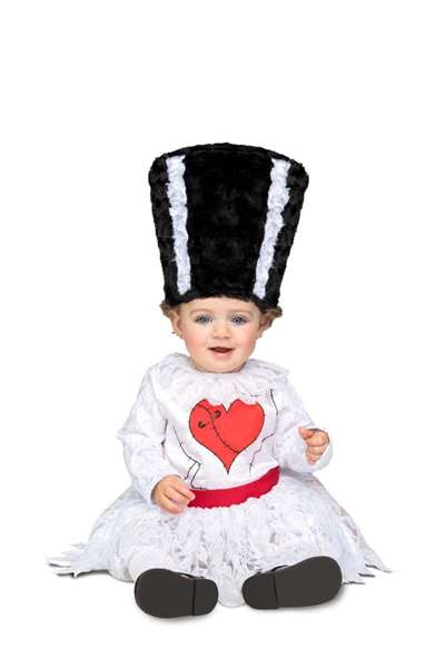 My Other Me Disfraz bebé Novia De Frankie - Déguisement bébé Mariée de Frankenstein (Robe et Bonnet) Taille 12-24 Mois My Other Me Disfraz bebé Novia De Frankie - Déguisement bébé Mariée de Frankenstein (Robe et Bonnet) Taille 12-24 Mois