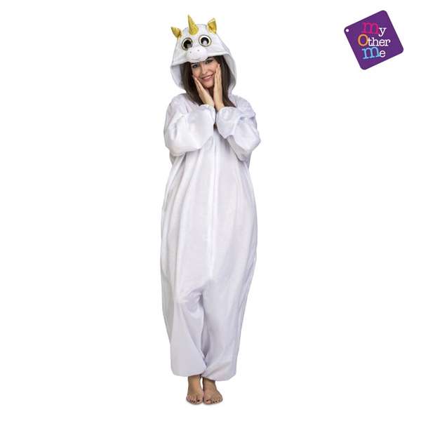 My Other Me Déguisement Big Eyes Licorne Blanche M-L
