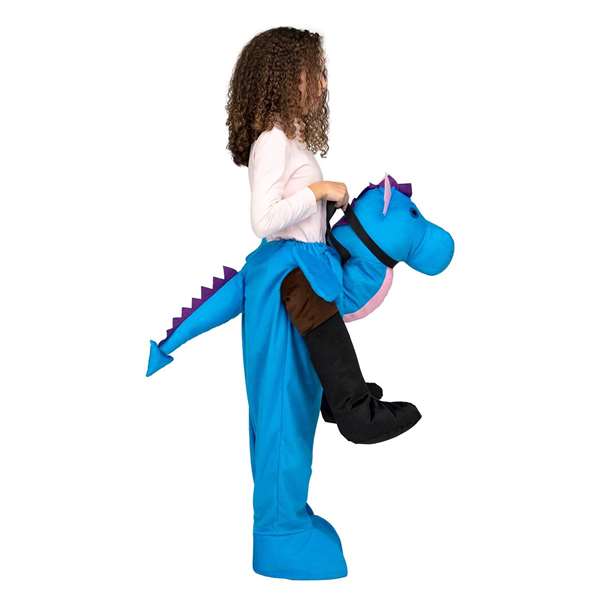 My Other Me - Déguisement Ride-On Dragon pour Enfant avec Pantalons à Personnage - Taille M - Langues: Espagnol, Anglais, Français - Polyester
