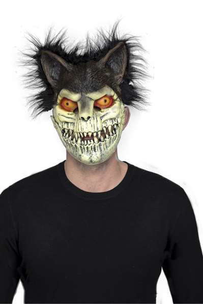 My Other Me 1/2 Skull Foam Mask One Size Multicolor Adulte Multilingue