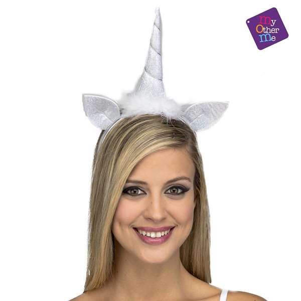 My Other Me - Diadème Licorne pour adulte - Produit multilingue (Français, Anglais, Allemand, Espagnol, Italien, Portugais) - Coloris multicolore