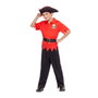 My Other Me - Déguisement de Pirate Rouge 5-6 Ans (Complet avec Chapeau, Chemise, Ceinture et Pantalon) - Multilingue (FR/ES/EN/IT/PT/DE)