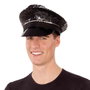 My Other Me Gorra Policia T/58 - Casquette de Police à Paillettes pour Adulte - Taille Unique - 100% Polyester