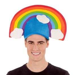 My Other Me - Bonnet arc-en-ciel 58 cm - 100% Polyester - Pour enfant (36 mois) et adulte - Multilingue (FR/ES/EN/IT/PT/DE)