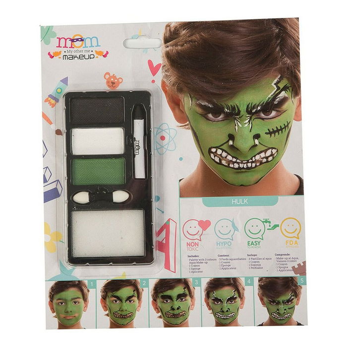 Set de Maquillage My Other Me Vert Hulk (24 x 20 cm) Set de Maquillage My Other Me Vert Hulk (24 x 20 cm)