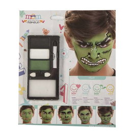 My Other Me - Kit de maquillage 'Hulk' pour enfants - Produit multilingue (espagnol, anglais, français, italien, portugais, allemand) - Dimensions 24x20 cm