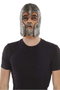 My Other Me Masque Latex Entier à Croisures Taille Unique - Adulte, Multicolor, Multilingue (Espagnol, Anglais, Français, Italien, Portugais, Allemand)