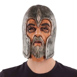 My Other Me Masque Latex Entier à Croisures Taille Unique - Adulte, Multicolor, Multilingue (Espagnol, Anglais, Français, Italien, Portugais, Allemand)