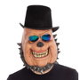 My Other Me - Masque complet de chien en latex avec chapeau et lunettes - Accessoire déguisement adulte multicolore
