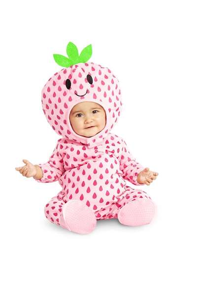 My Other Me - Disguisement Bébé Fraise en Tissu Doux - Déguisement Complet de Fruit - Taille 0-6 Mois - Multicolor My Other Me - Disguisement Bébé Fraise en Tissu Doux - Déguisement Complet de Fruit - Taille 0-6 Mois - Multicolor