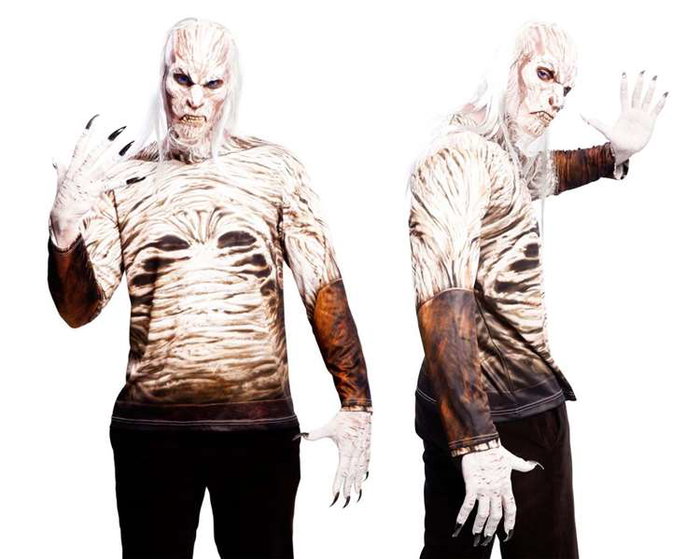 My Other Me Walker T-shirt Squelette Adulte - Taille S