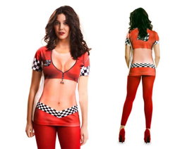 My Other Me Déguisement Racing Fille sexy S (Camiseta) inevitable pour vos fêtes