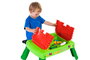 Molto - Table de construction pliable avec 20 blocs - Jeu de construction - Plastique - À partir de 1 an - Version espagnol et anglais