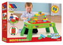Molto - Table de construction pliable avec 20 blocs - Jeu de construction - Plastique - À partir de 1 an - Version espagnol et anglais