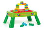Molto - Table de construction pliable avec 20 blocs - Jeu de construction - Plastique - À partir de 1 an - Version espagnol et anglais