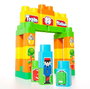 Molto - Jeu de construction train éducatif - 70 pièces avec chiffres et lettres - Pour 1 à 99 ans - Matériel en plastique