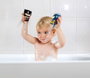 Molto - Figurines de super-héros pour le bain - 3 pièces - Jouet en plastique - Recommandé de 10 mois à 99 ans