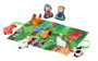 Molto - Manta activités Farm and Fun - Couverture de jeu ferme avec 7 figurines en tissu souple - Pour enfants de 1 an et plus