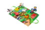 Molto - Manta activités Farm and Fun - Couverture de jeu ferme avec 7 figurines en tissu souple - Pour enfants de 1 an et plus