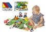 Molto - Manta activités Farm and Fun - Couverture de jeu ferme avec 7 figurines en tissu souple - Pour enfants de 1 an et plus