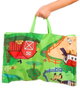 Molto - Manta activités Farm and Fun - Couverture de jeu ferme avec 7 figurines en tissu souple - Pour enfants de 1 an et plus