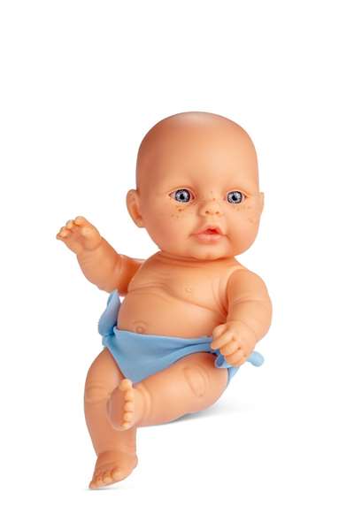 Berjuan 17041-20 - Poupée nouveau-né 20cm habillée pour garçon, pour enfants dès 3 ans